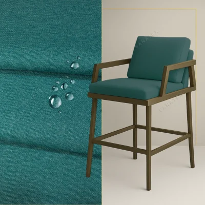 پارچه‌ مبلی نانوتکس رنگ سبز‌آبی برای مبلمان‌باغی و مبلمان‌فضای‌باز، مبلمان‌اداری، صندلی‌رستورانی و مبلمان‌خانگی کاربرد دارد.این پارچه با محلول نانو پوشش داده شده تا آبگریز و ضدلک شود.