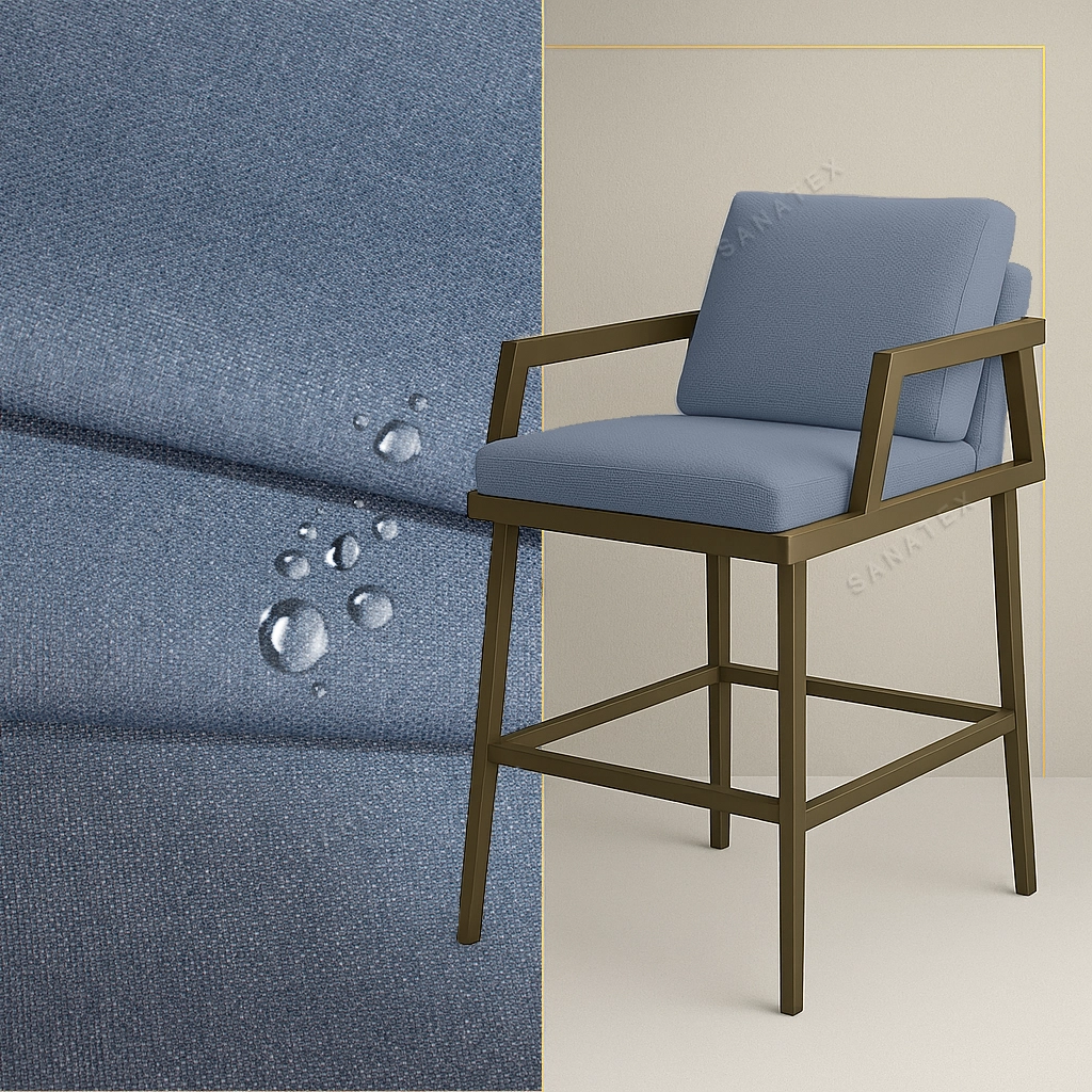 پارچه‌ مبلی نانوتکس آبی - خرید پارچه‌ مبلی نانوتکس آبی