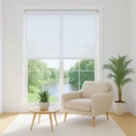 پرده شید خورشیدی سفید - خرید پرده شید خورشیدی - پرده شید سان اسکرین سفید - قیمت پرده شید سان اسکرین سفید