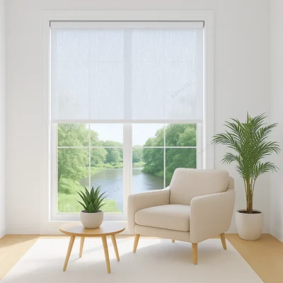 پرده شید خورشیدی سفید - خرید پرده شید خورشیدی - پرده شید سان اسکرین سفید - قیمت پرده شید سان اسکرین سفید