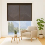 پرده شید خورشیدی قهوه ای - خرید پرده شید خورشیدی قهوه ای - پرده سان اسکرین قهوه ای