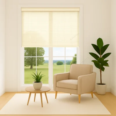 پرده شید سان اسکرین یا شید خورشیدی - خرید پرده شید سان اسکرین یا شید خورشیدی - پرده شید اسکرین کرم - خرید پرده شید اسکرین کرم