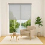 پرده شید سان‌ اسکرین طوسی روشن -خرید پرده شید سان‌ اسکرین طوسی روشن - قیمت پرده شید سان‌ اسکرین طوسی روشن