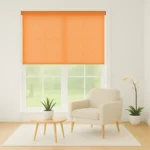 پرده شید‌ رول ساده نارنجی - خرید پرده شید‌ رول ساده نارنجی