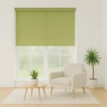 پرده شید‌ رول ساده رنگ سبز - خرید پرده شید‌ ساده سبز - پرده شید‌ ساده سبز