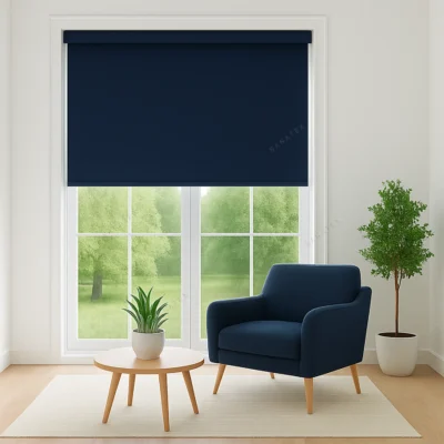 پرده شید‌ بلک اوت سرمه‌ ای - خرید پرده شید‌ بلک اوت سرمه‌ ای - پرده بلک اوت سرمه ای