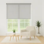 پرده شید‌ رول ساده طوسی روشن - خرید پرده شید‌ رول ساده طوسی روشن - قیمت پرده شید‌ رول ساده طوسی روشن