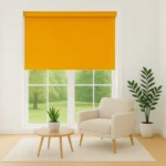 پرده شید بلک‌ اوت پرتقالی - خرید پرده شید بلک‌ اوت پرتقالی