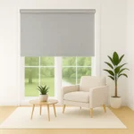 پرده شید‌ بلک اوت طوسی‌ شاین - خرید پرده شید‌ بلک اوت طوسی‌ شاین