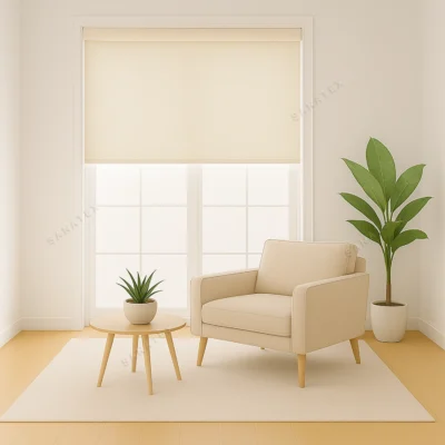 پرده شید‌ رول بلک اوت شیری شاین - پرده شید بلک اوت شیری شاین - خرید پرده شید بلک اوت شیری شاین