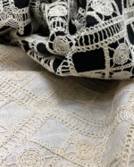 خرید لینن سوزن دوزی بلوچی - خرید پارچه لینن سوزن دوزی بلوچی - پوشاک بانوان مدرن با استایل جدید - خرید پارچه لباس مجلسی