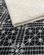 خرید لینن سوزن دوزی بلوچی - پارچه لینن سوزن دوزی - پوشاک بانوان مدرن با استایل جدید و قیمت مناسب - خرید پارچه لباس مجلسی