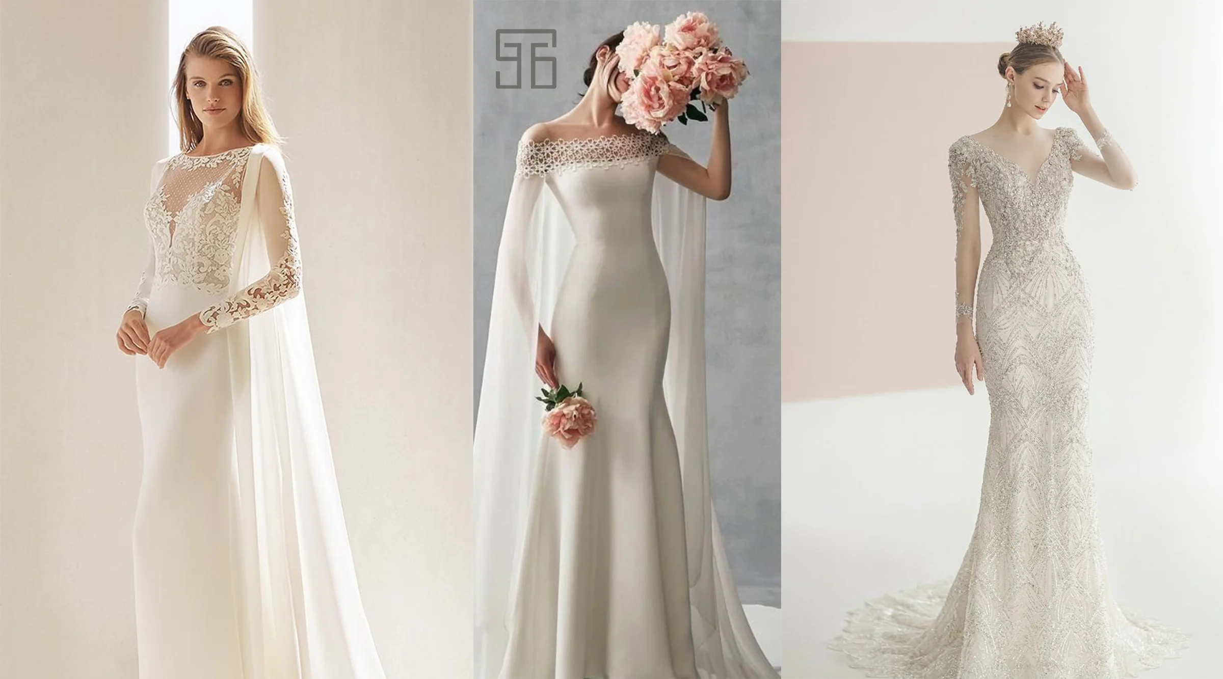 پارچه لباس عروس - پارچه شاین و غواصی - پارچه ساتن و تور - نکات خرید لباس عروس