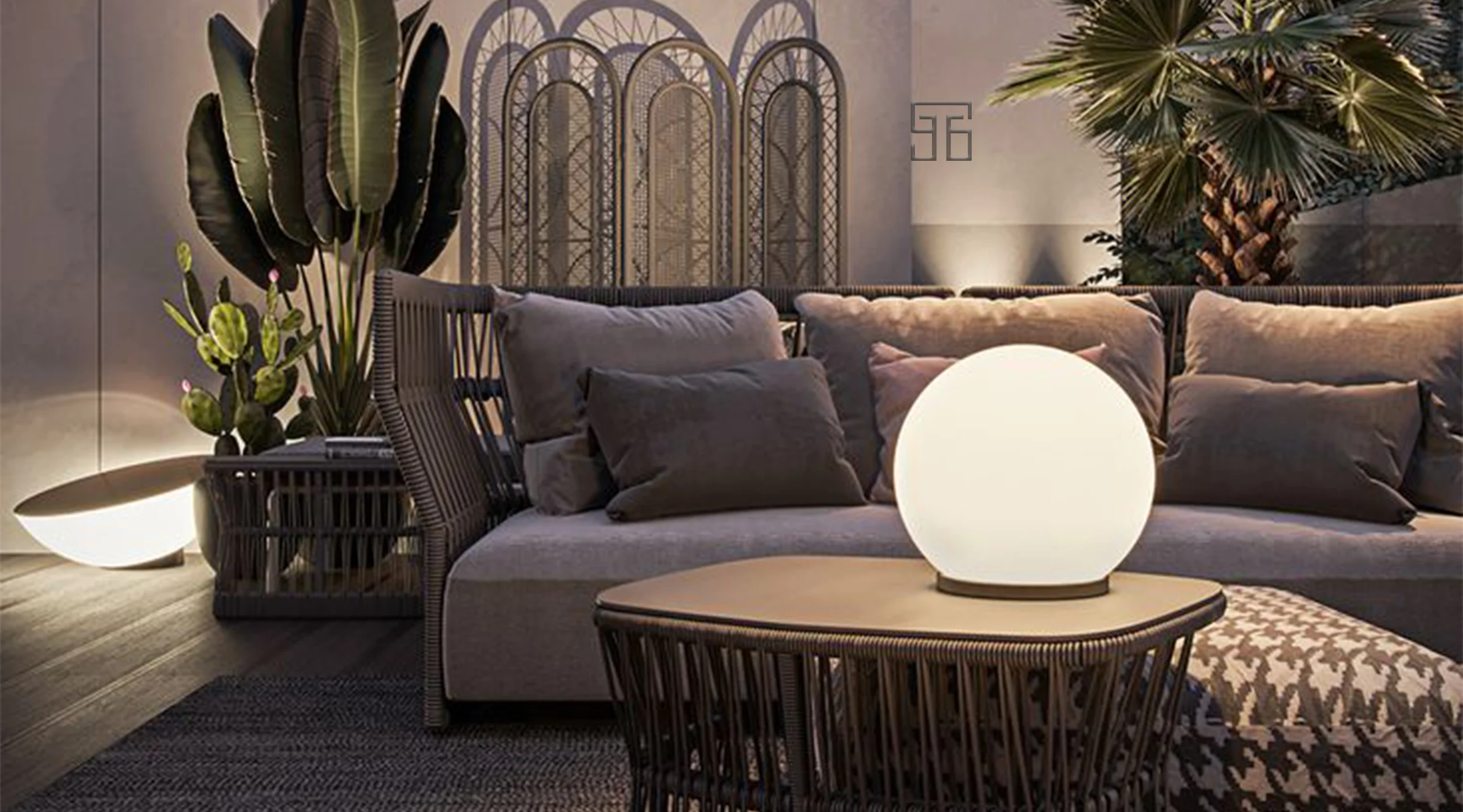 راهنمای کامل ترکیب رنگ پارچه مبل باغ با طبیعت