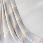 پارچه پرده حریر راه‌راه ترک/ خریداز سناتکس