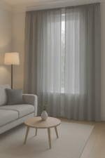 پارچه پرده‌ای تور گلدوزی شده- خرید از سناتکس