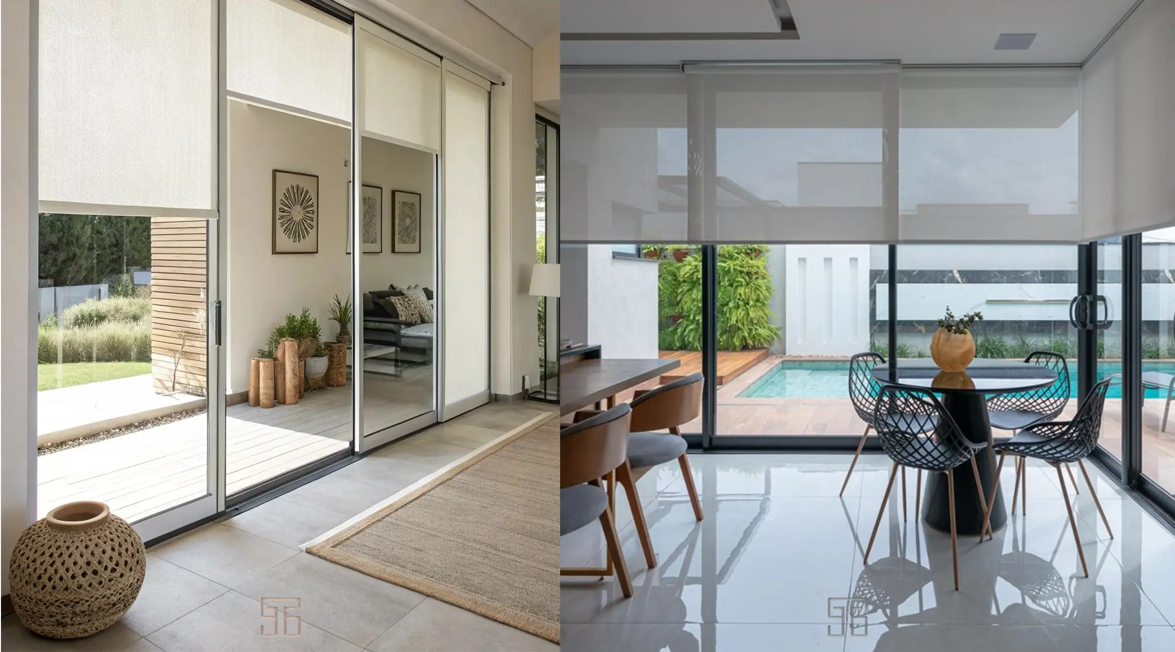 پرده شید مینیمال - مینیمالیسم چیست - پرده شید در دکوراسیون مینیمال 