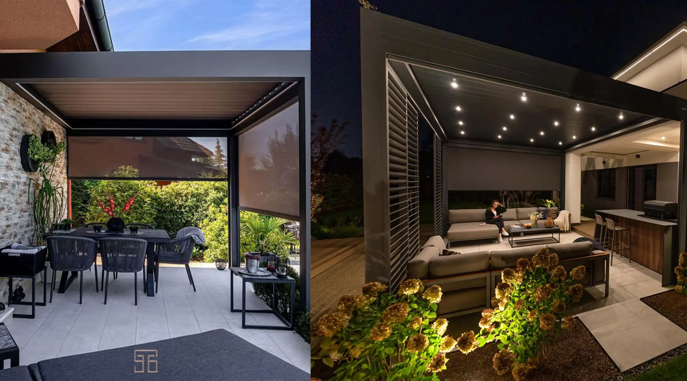 انتخاب پرده مناسب تراس - خرید پرده تراس 