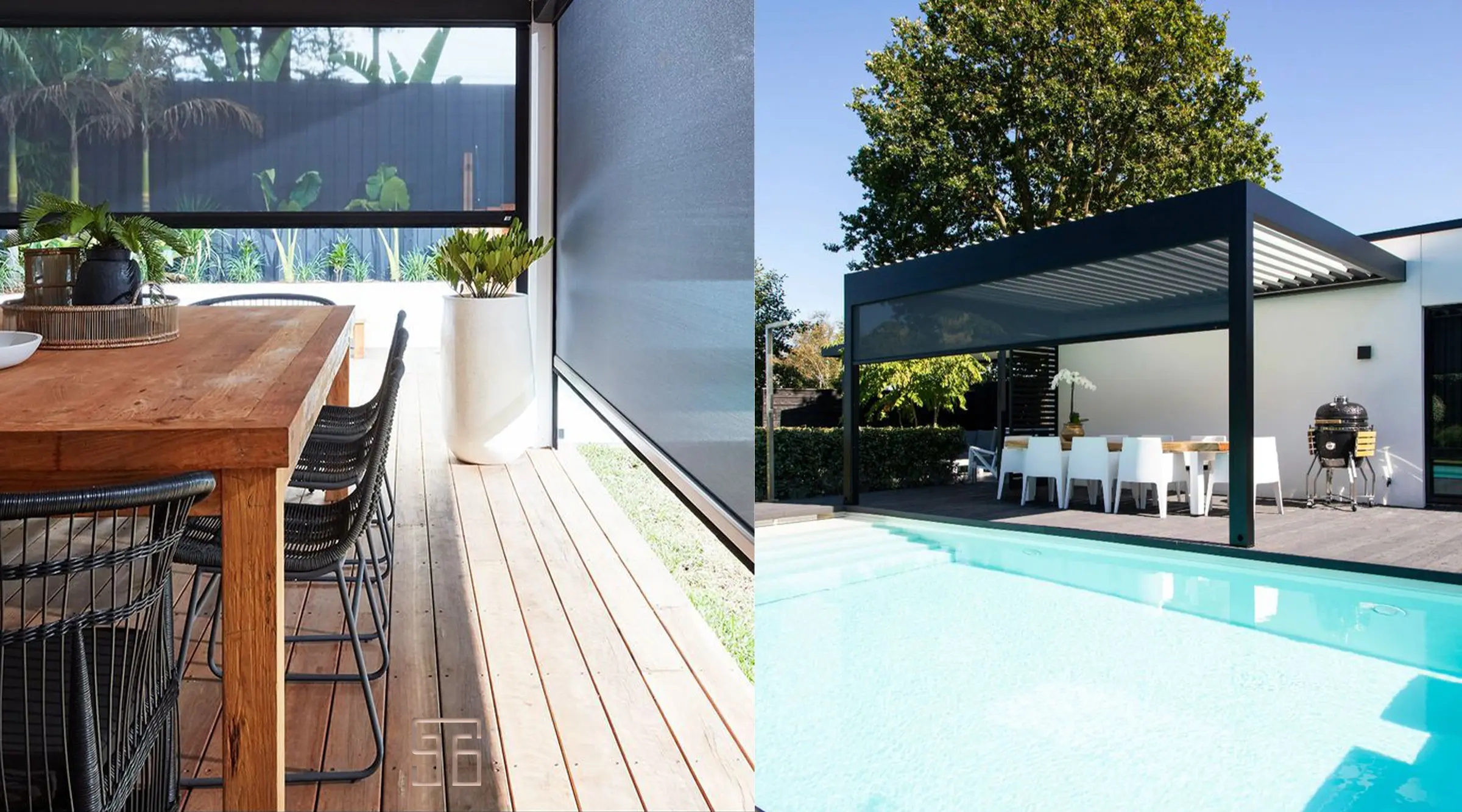 انتخاب پرده مناسب تراس - خرید پرده تراس 