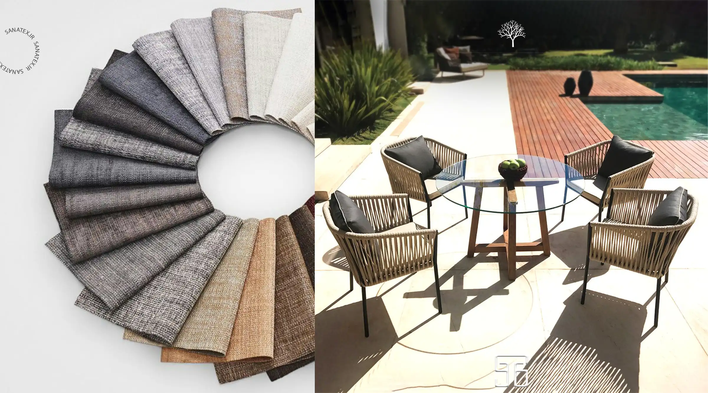 بهترین پارچه مخصوص مبلمان فضای باز - بهترین پارچه مخصوص صندلی فضای باز