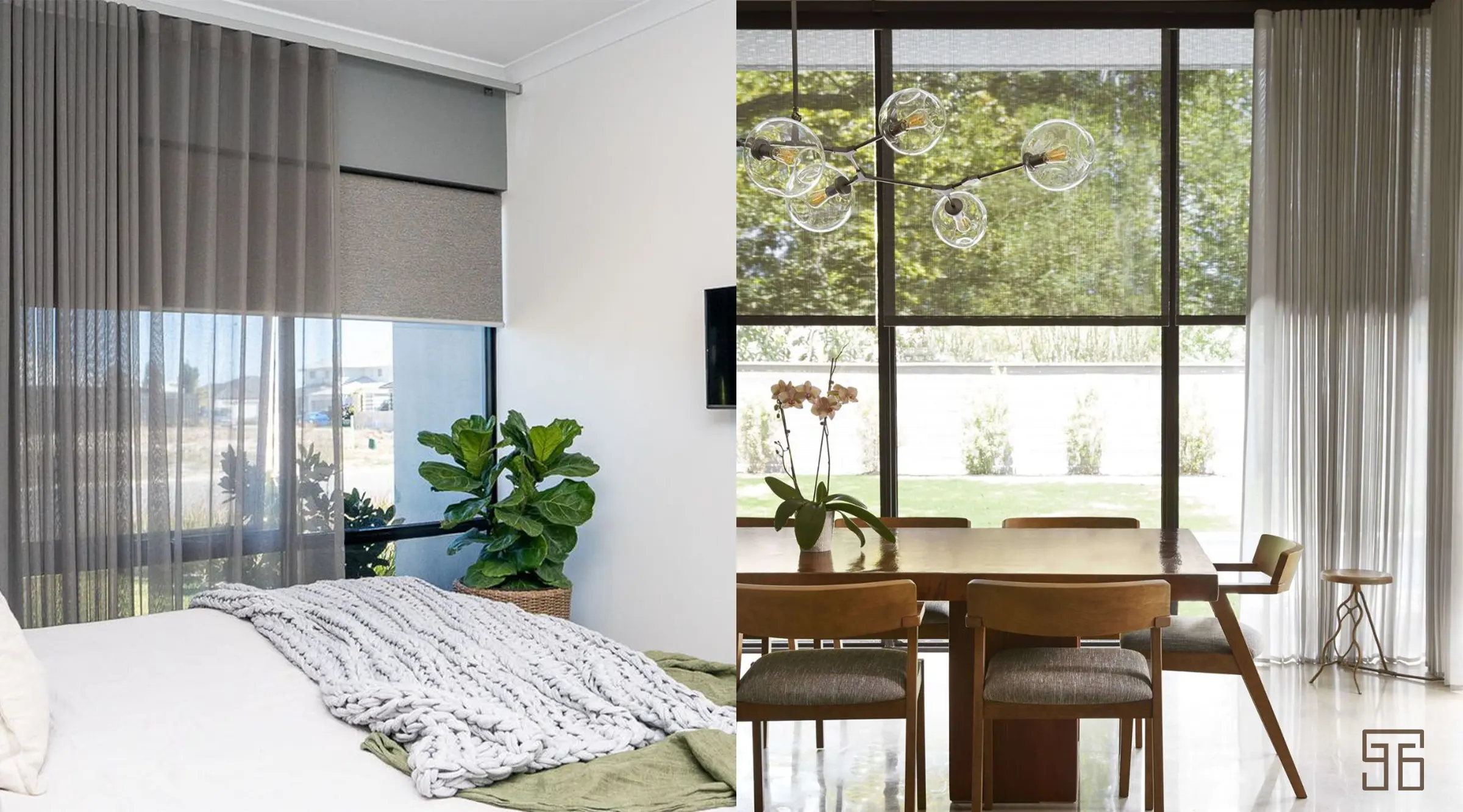 پارچه پردهای مینیمال - پرده شید و پارچه پرده ای