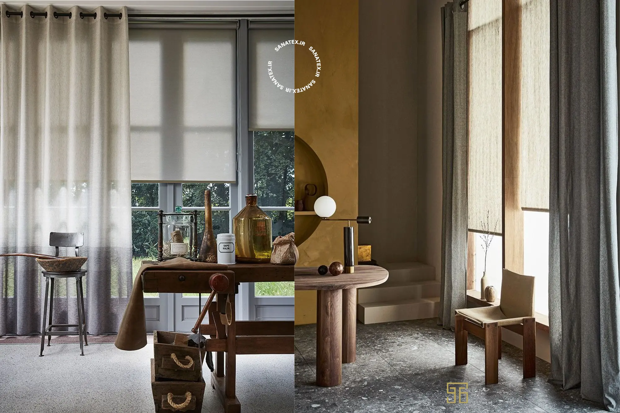 پرده شید محبوب در سال ۲۰۲۵ - پرده شید و پارچه پرده‌ای - دکوراسیون مینیمال ۲۰۲۵