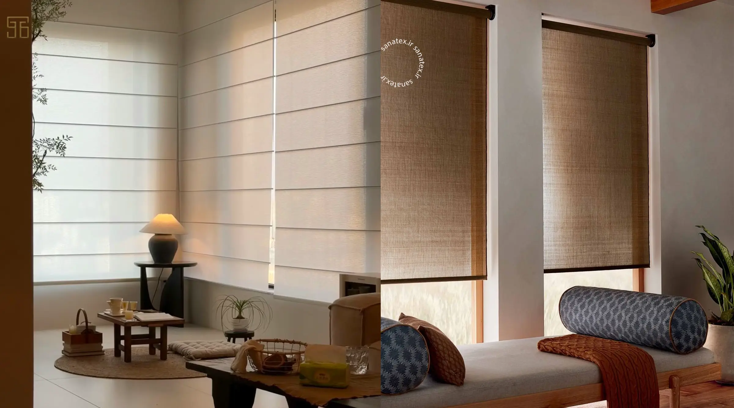 مقایسه پرده شید و پرده‌های هوشمند ژاپنی - پرده شید ژاپنی