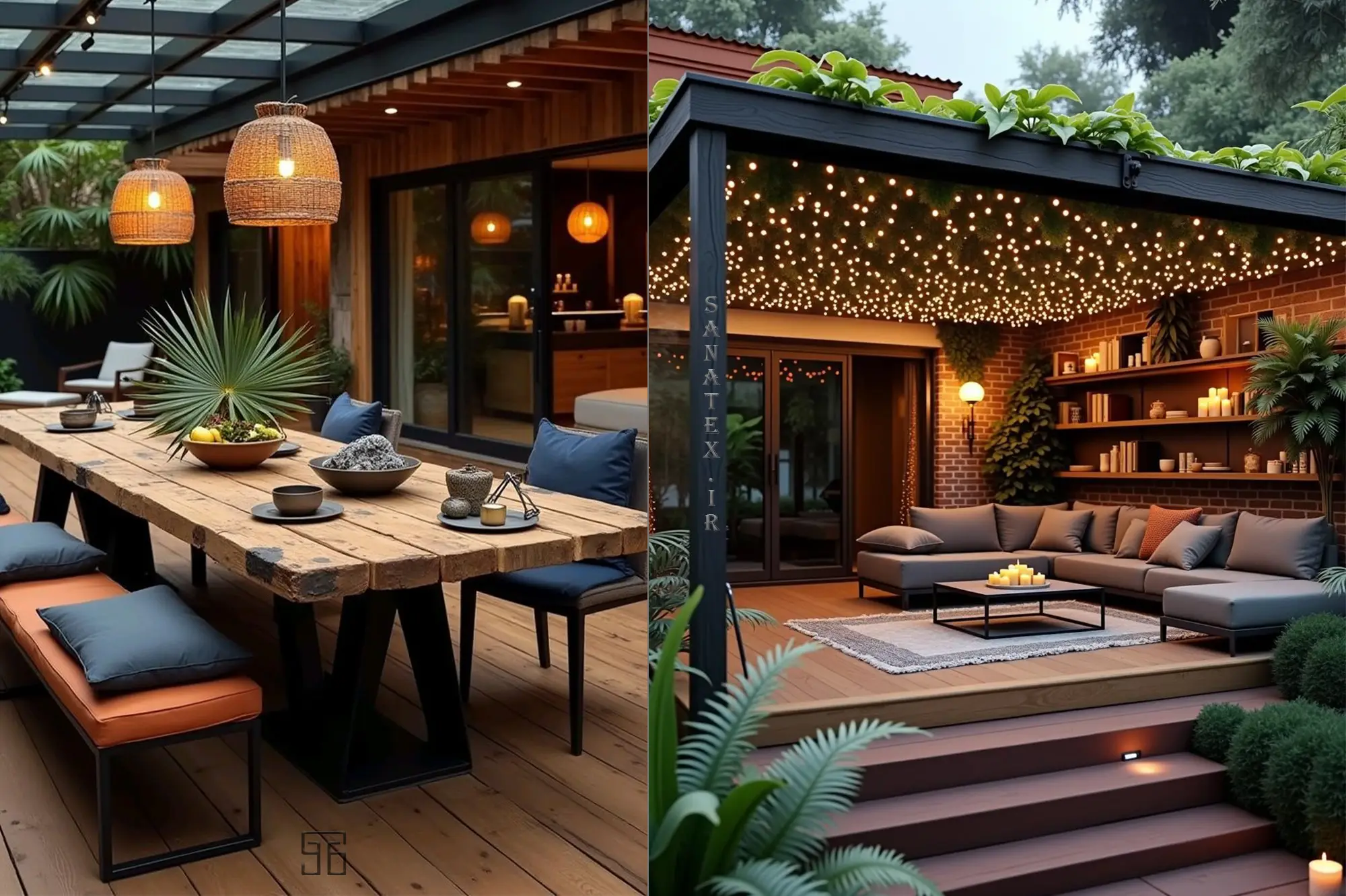 ایده‌های چیدمان مبلمان فضای باز - راهنمای چیدمان مبلمان فضای باز