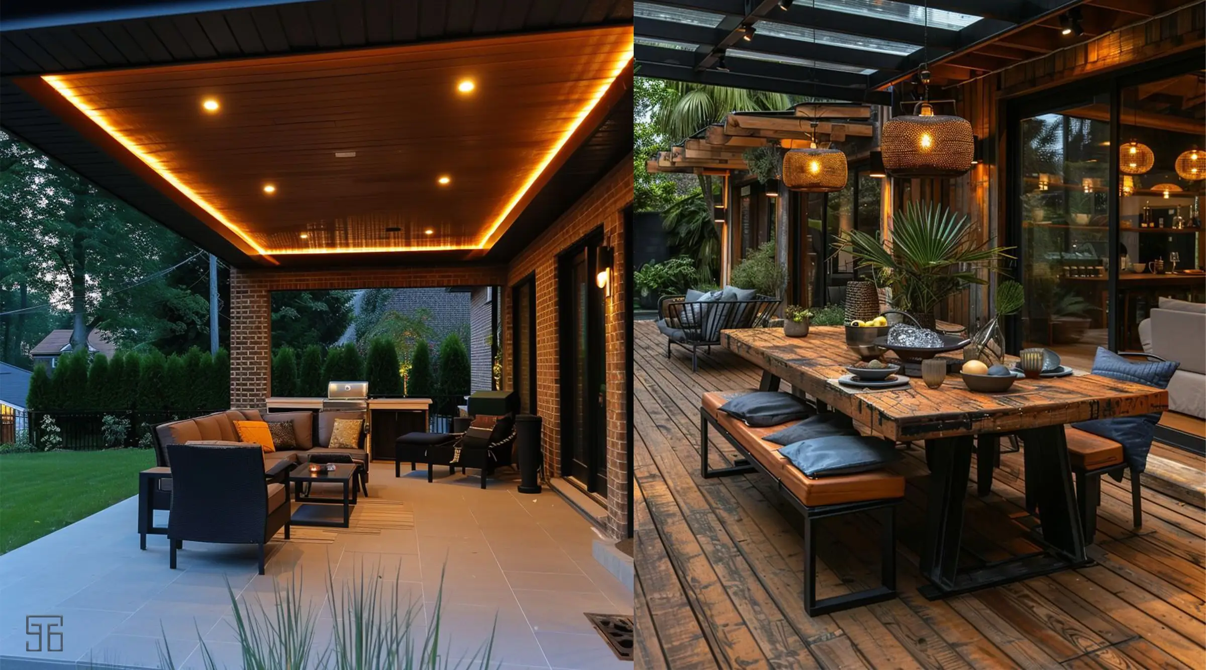 ایده‌های چیدمان مبلمان فضای باز - راهنمای چیدمان مبلمان فضای باز