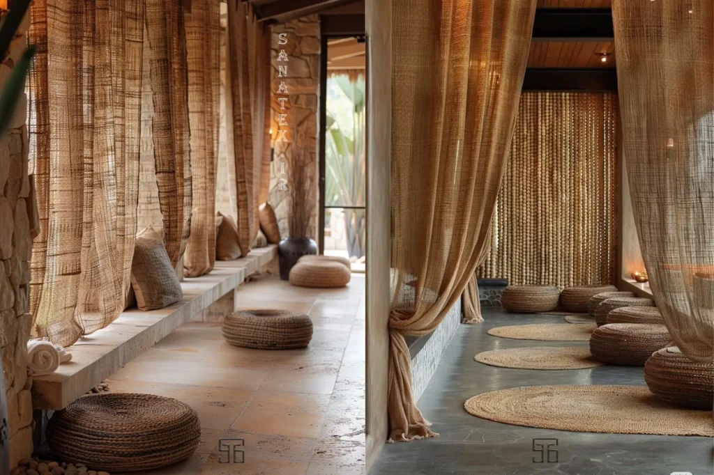 پارچه پرده اکوفرندلی - پارچه بامبو و پنبه ارگانیک