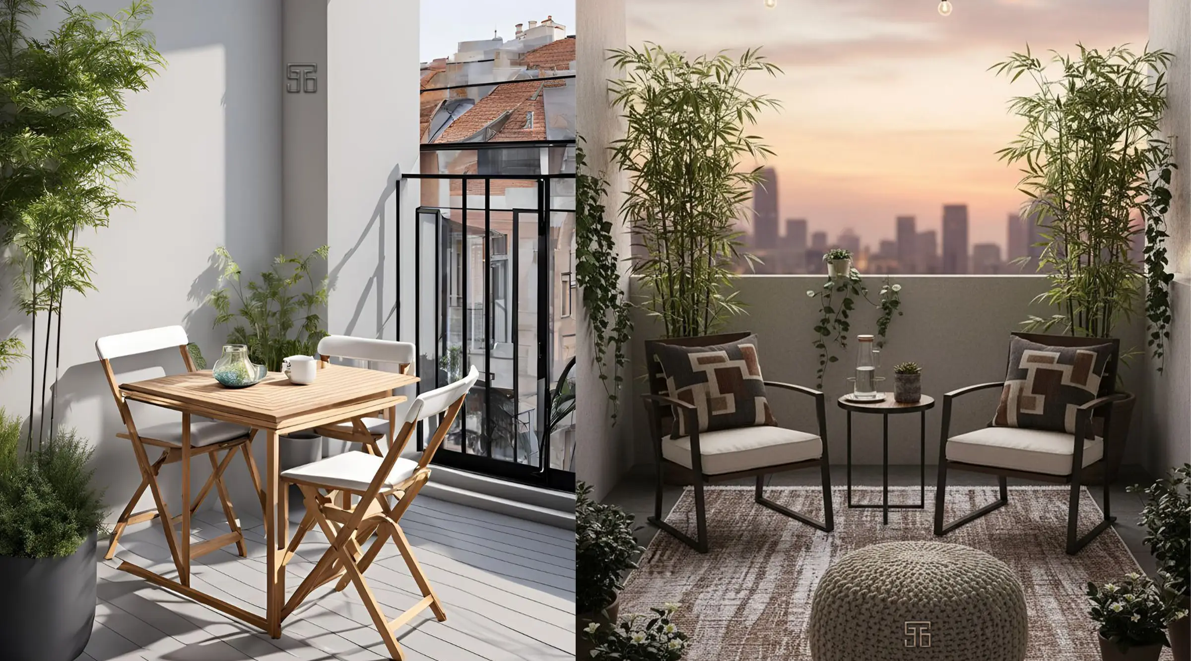 نکات چیدمان مبلمان فضای باز کوچک