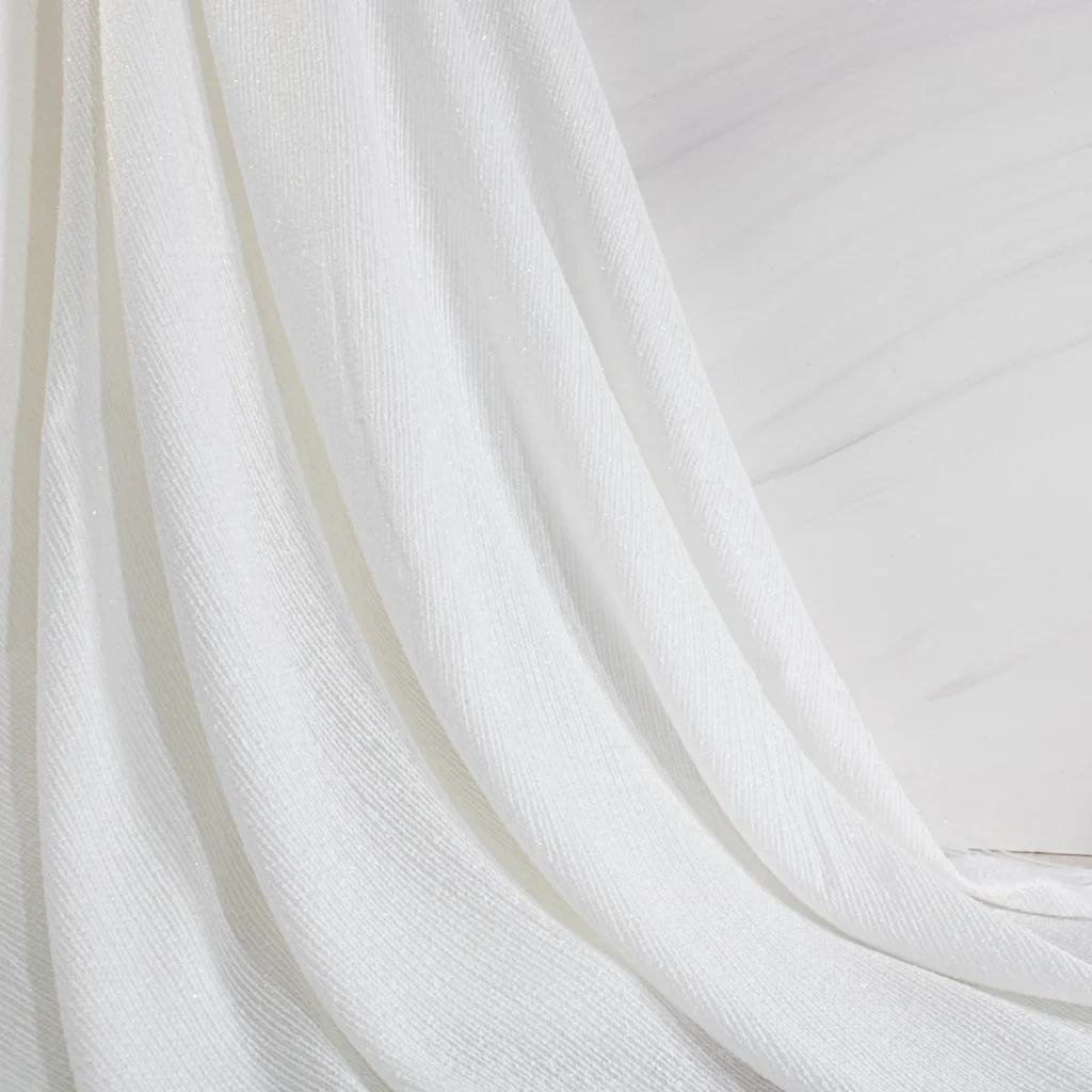 پارچه پرده‌ای تدی لمه نخ‌پنبه با بافت نرم و درخشش ظریف- خرید از سناتکس