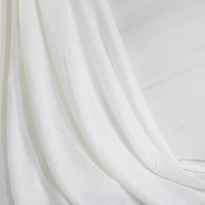 پارچه پرده‌ای تدی لمه نخ‌پنبه با بافت نرم و درخشش ظریف- خرید از سناتکس