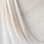 پارچه حریر کتان طرح‌دار ترک با پایین سرب‌دوزی و طرح کلاسیک- خرید از سناتکس