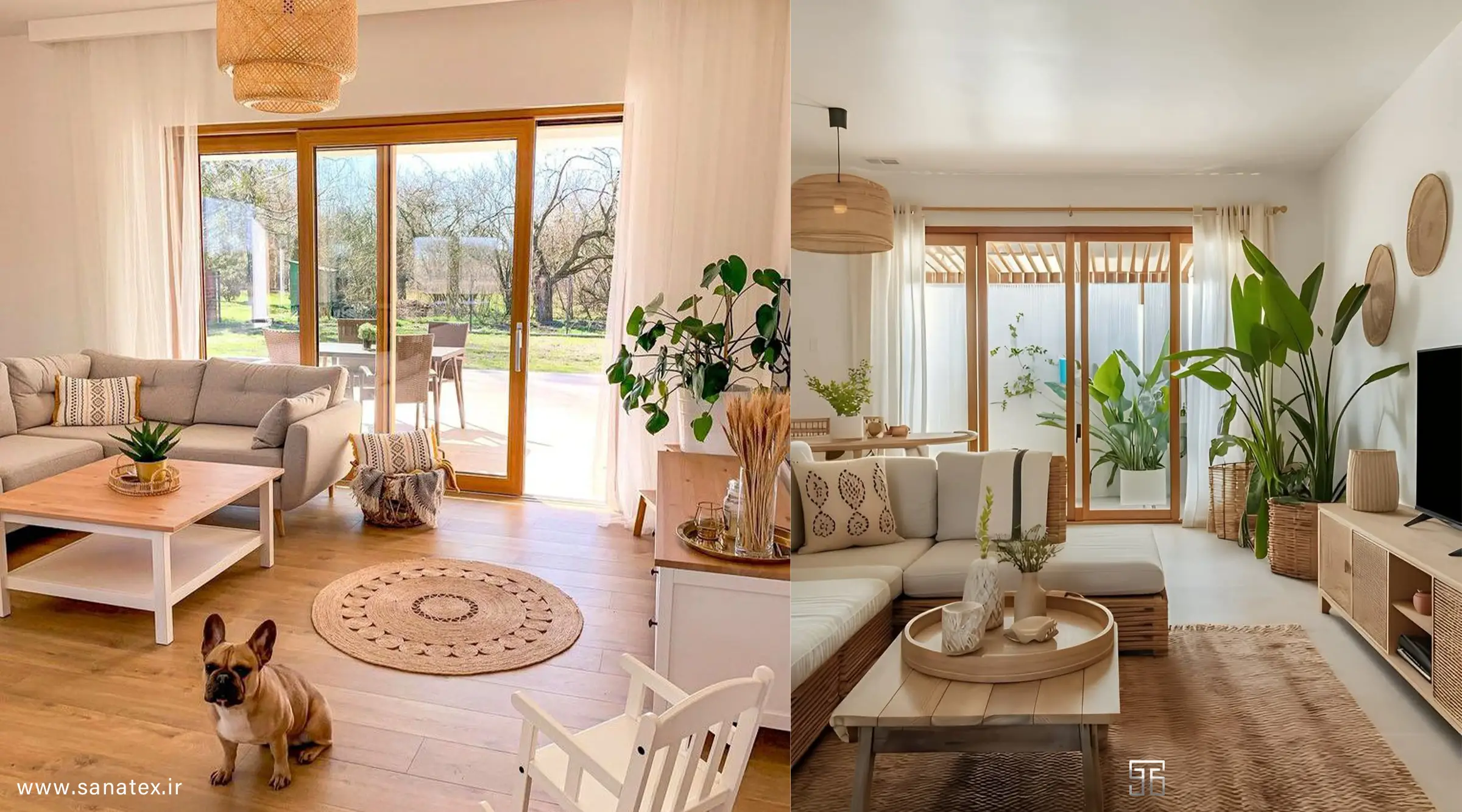 پارچه پرده و گلهای آپارتمانی - پارچه پرده مناسب گلهای آپارتمانی