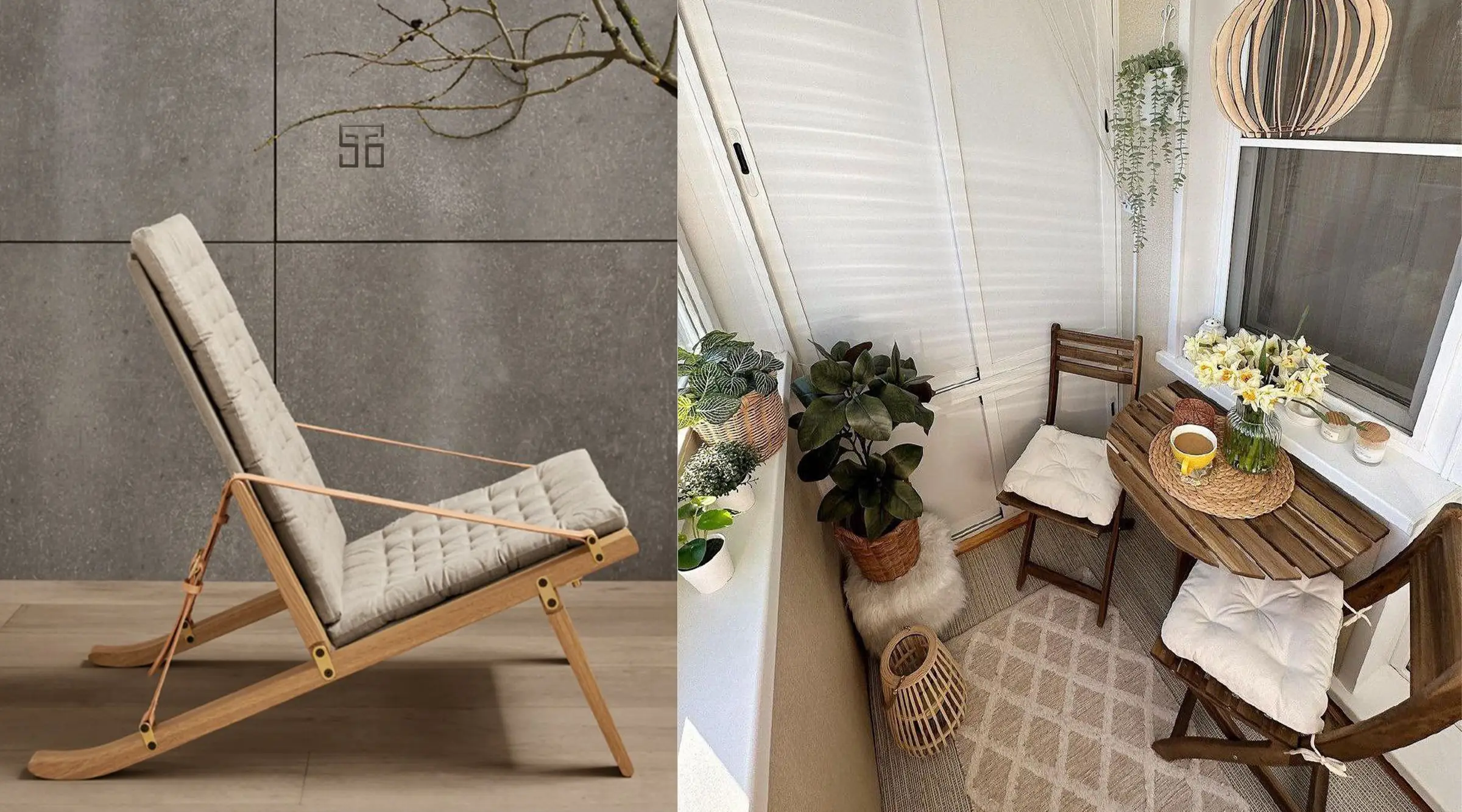 ایده‌های استفاده از مبلمان تاشو در تراس و بالکن