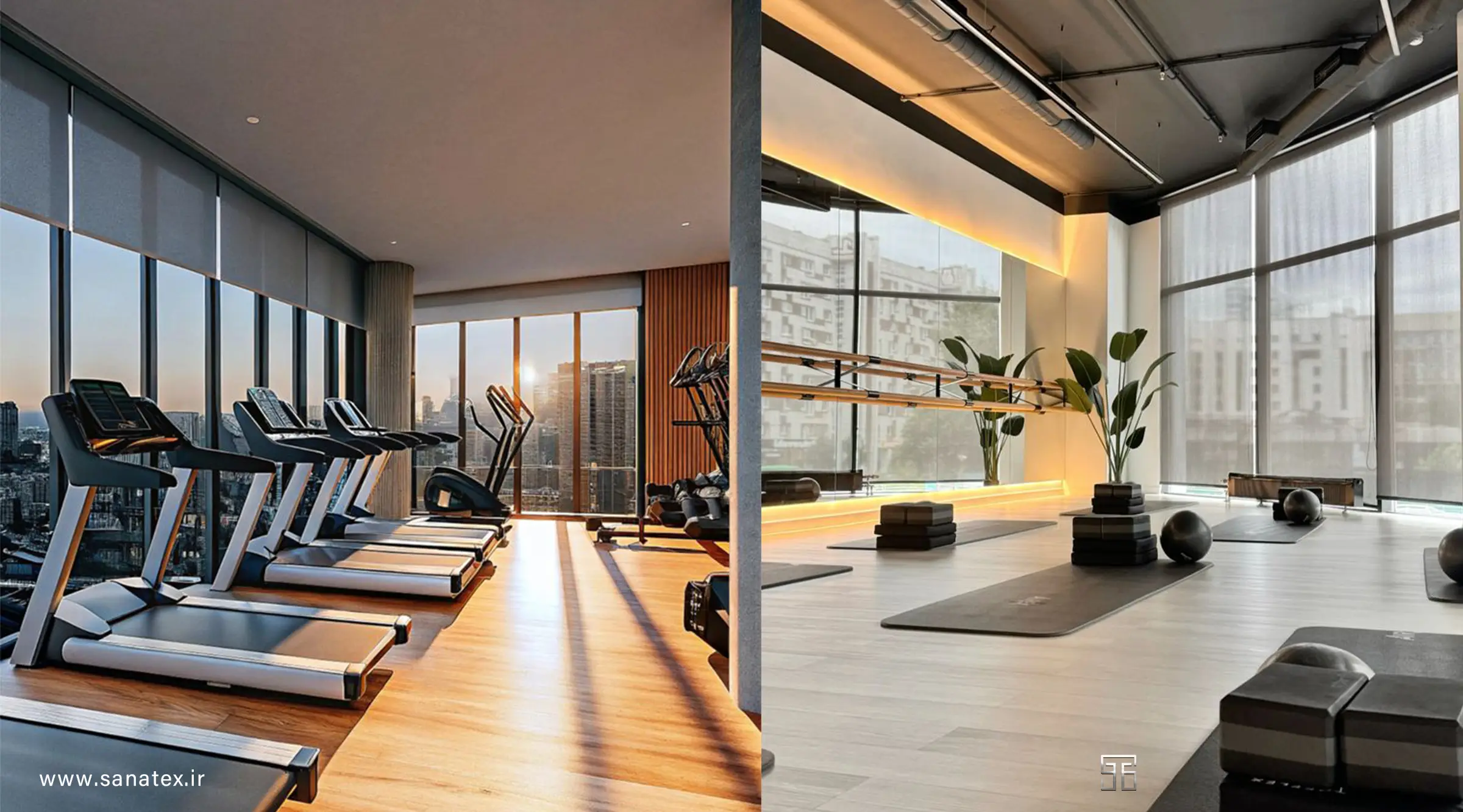 پرده شید باشگاهی - پرده شید مخصوص مکان های ورزشی