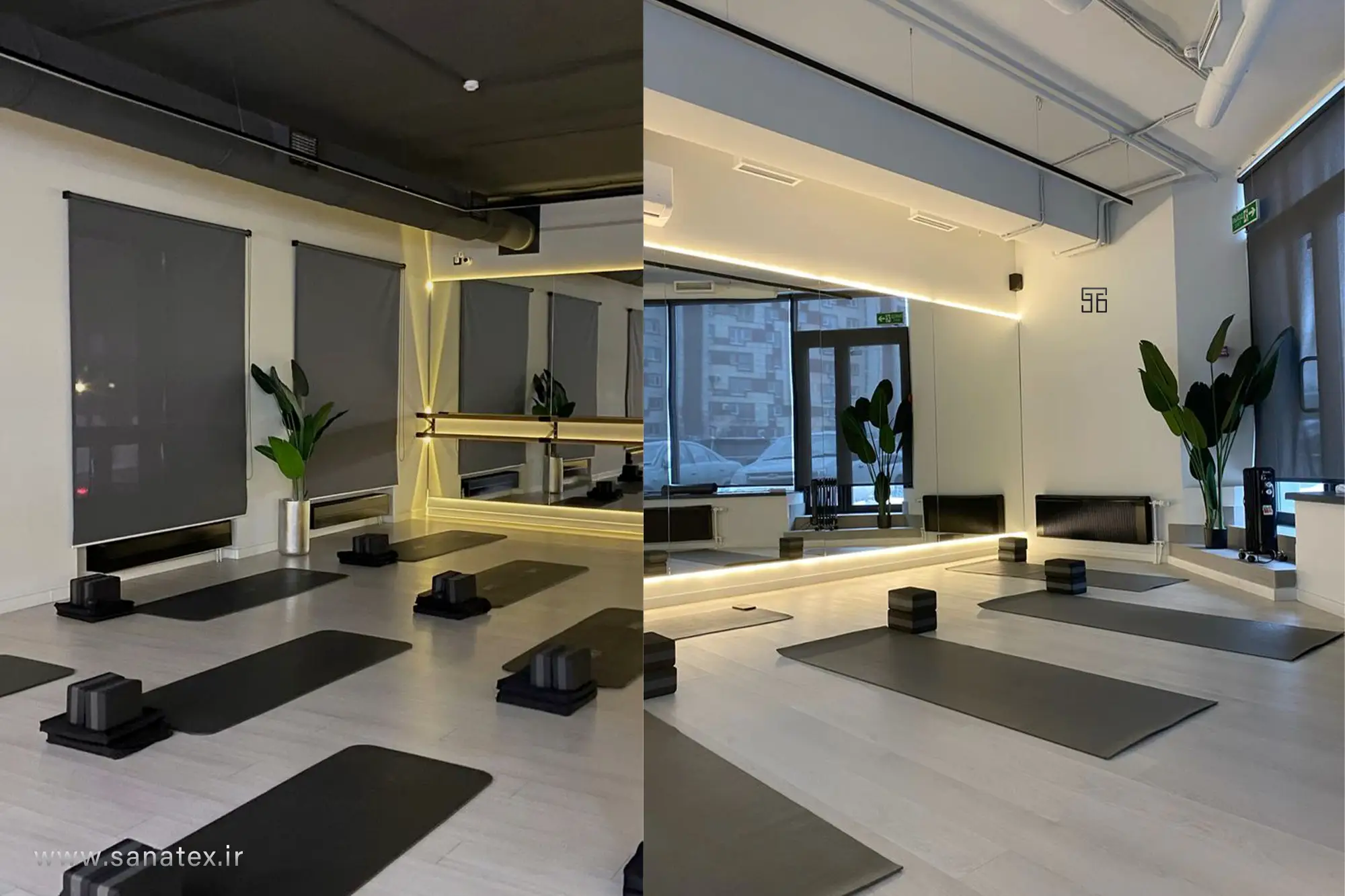 پرده شید باشگاهی - پرده شید مخصوص مکان های ورزشی