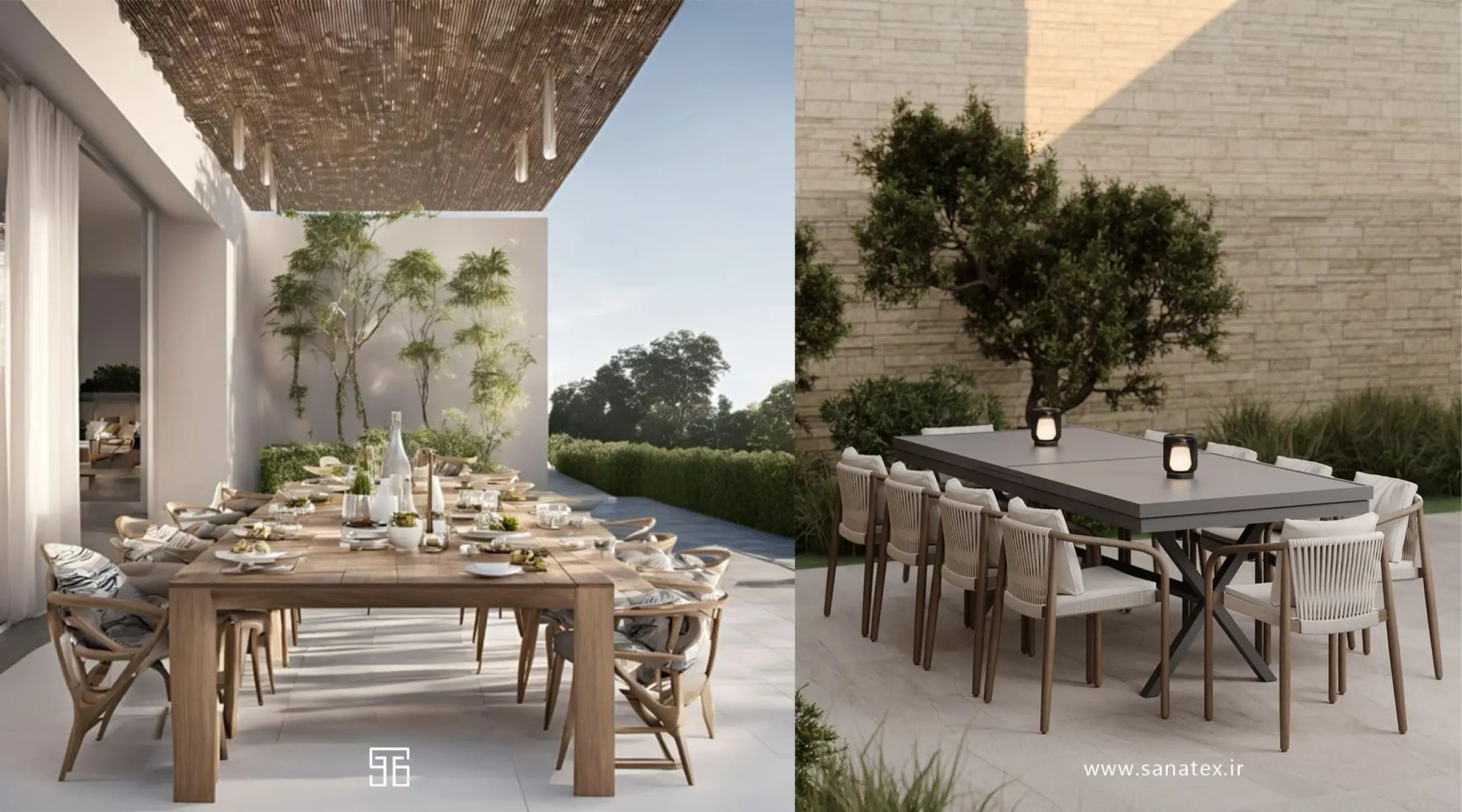 پارچه مبلی مقاوم در برابر لک و آب برای مهمانی‌های فضای باز 