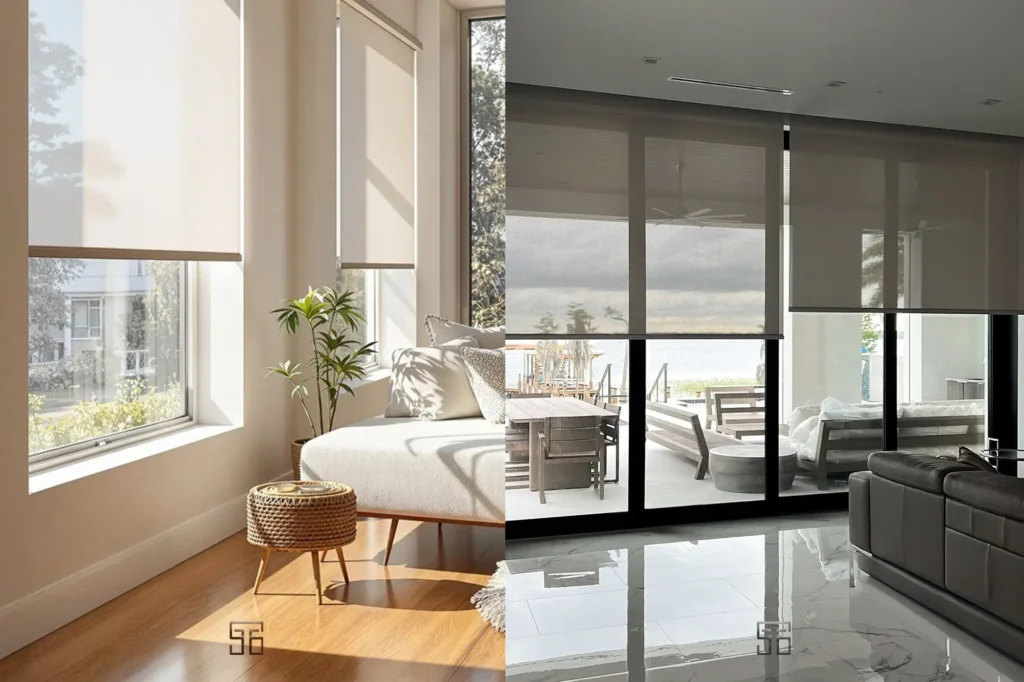 پرده خورشیدی مدرن