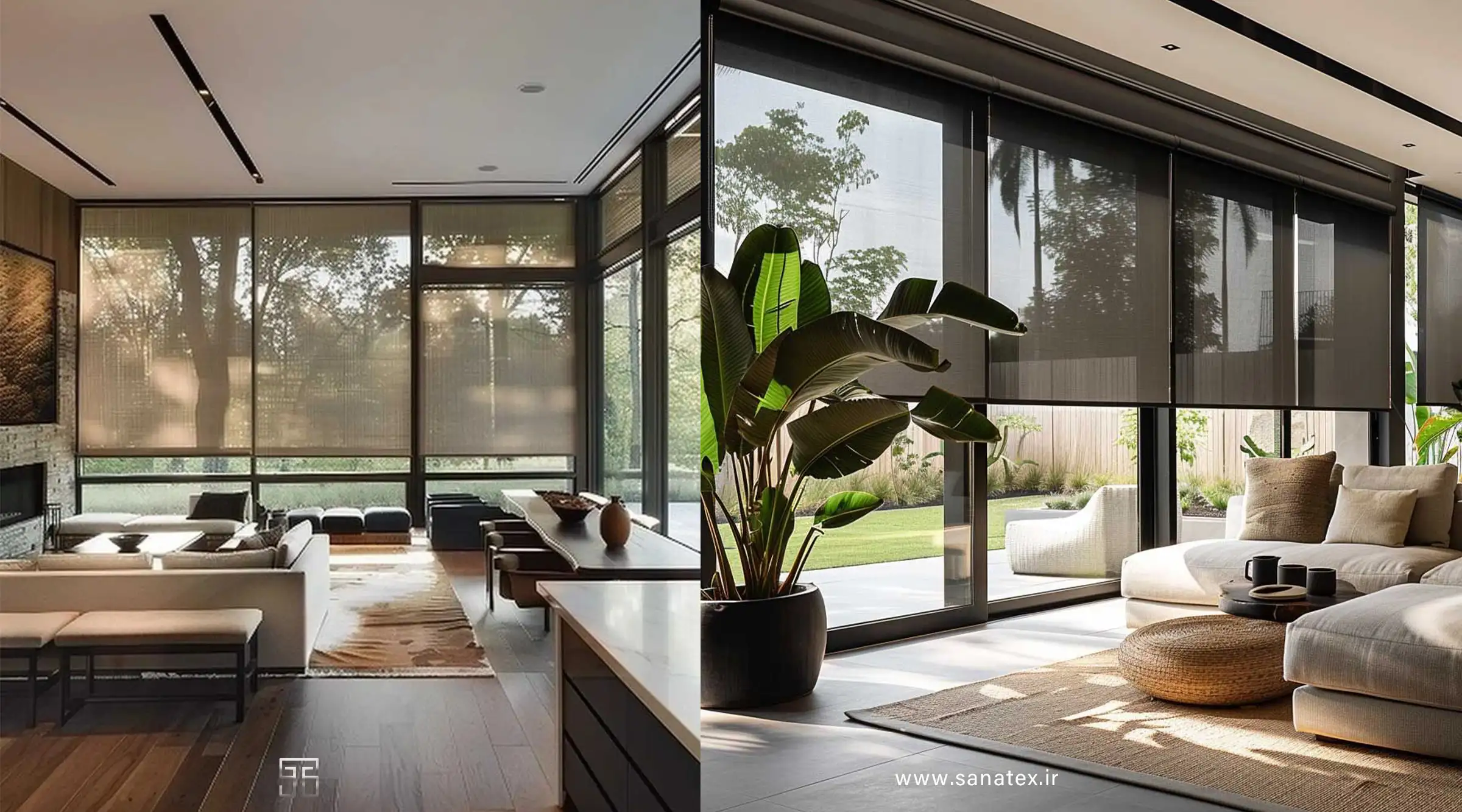 نقش پرده شید در دکوراسیون